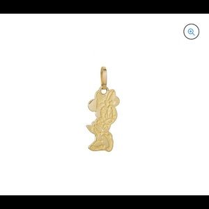 10K Solid Gold Minnie Mouse charm pendant